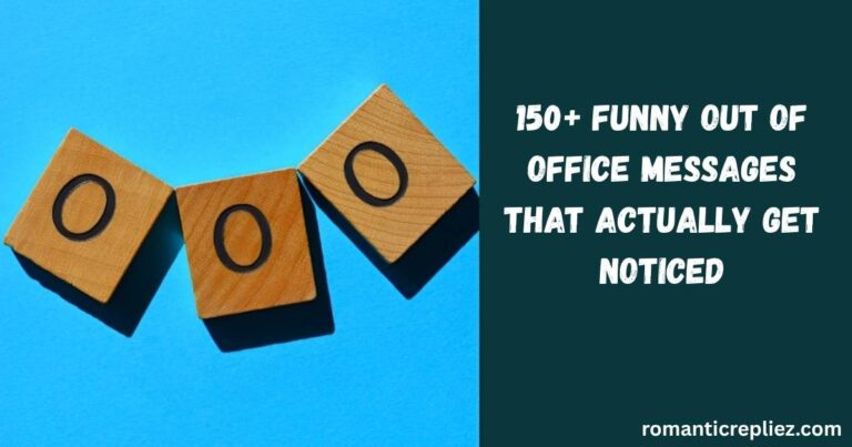 Funny out of office messages featured image with wooden "OOO" blocks.